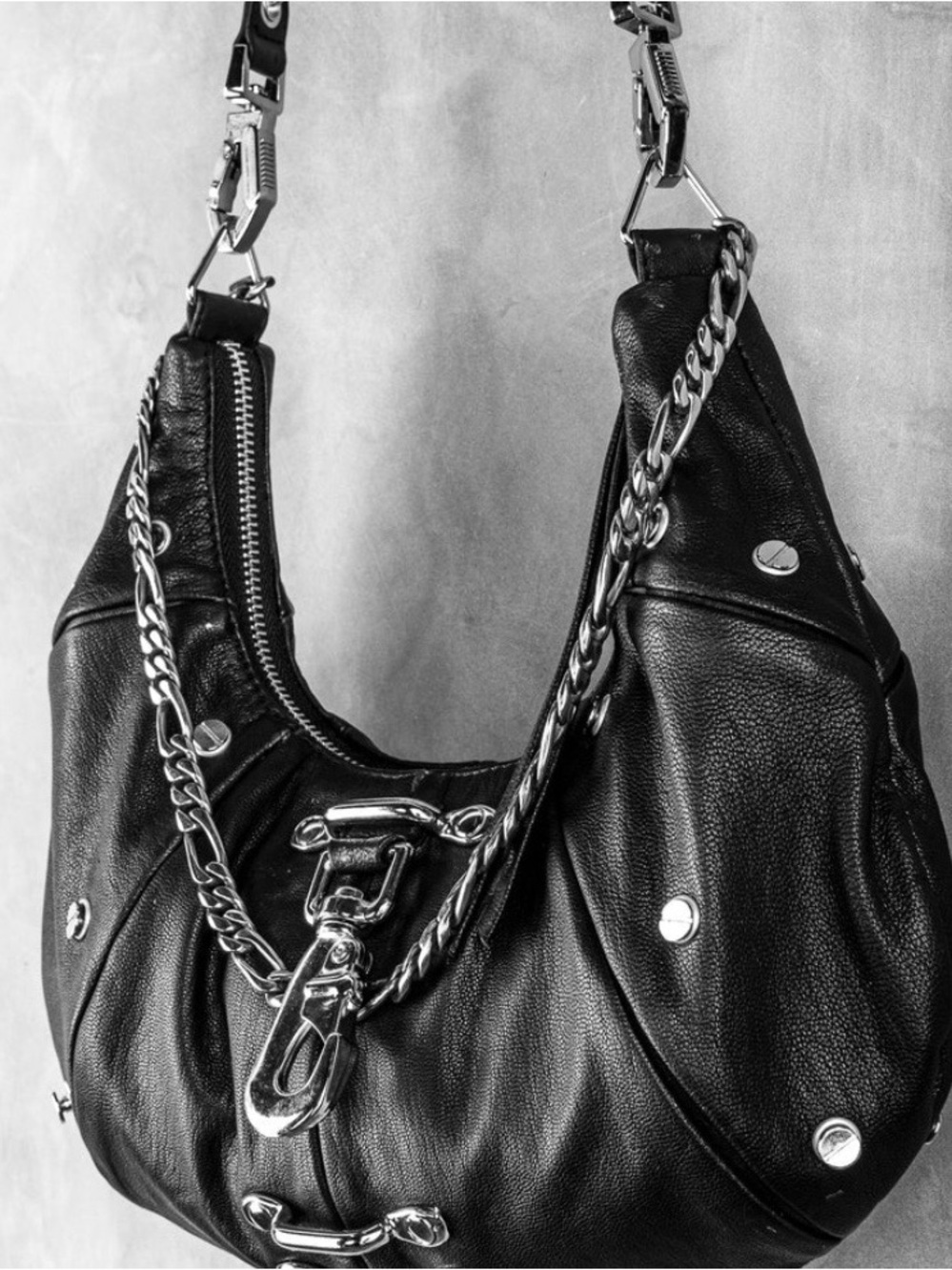 JUNGLE Time NWT Black Leather